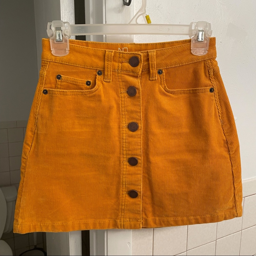 Corduroy Mini Skirt